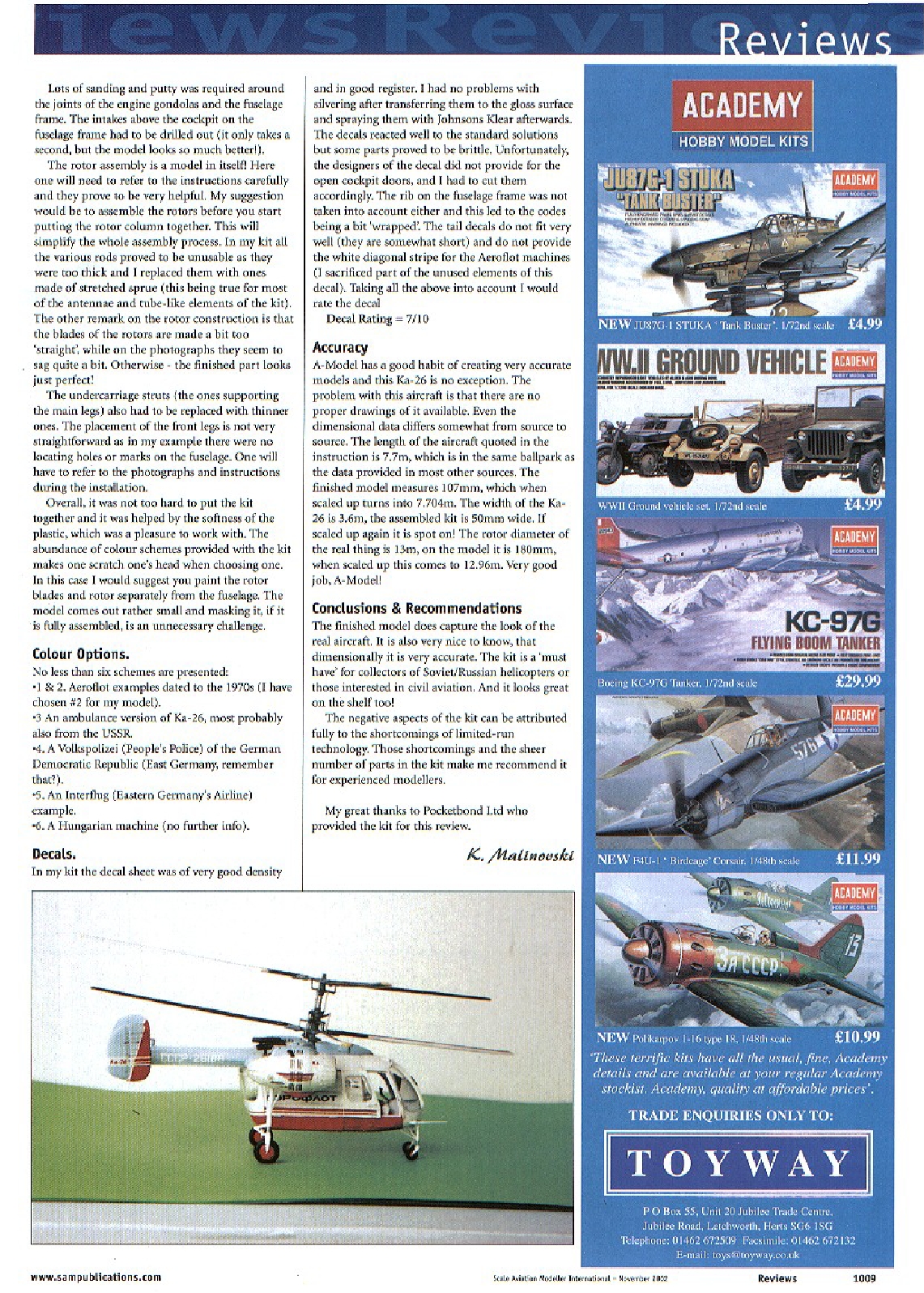 Scale Aviation Modeller International 2002-11